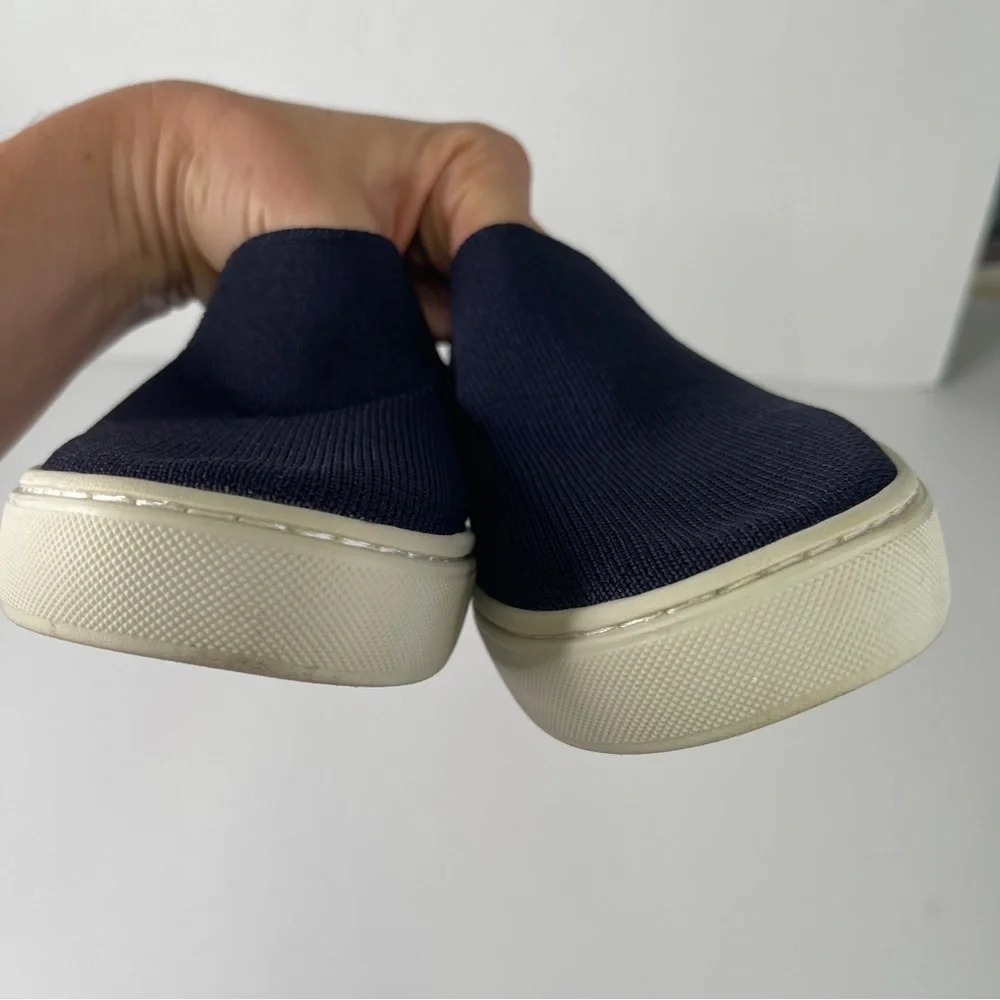 Rothy's The Original Slip On Sneaker Navy Blue Size 8